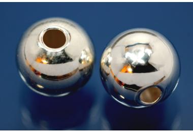 Kugeln glatt poliert schwere Ausf�hrung hand gel�tet 29,0mm glatt poliert - I �1,5mm 925/- Silber