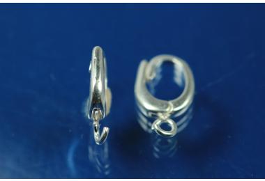 Folding bail with loop 925/- silver,
