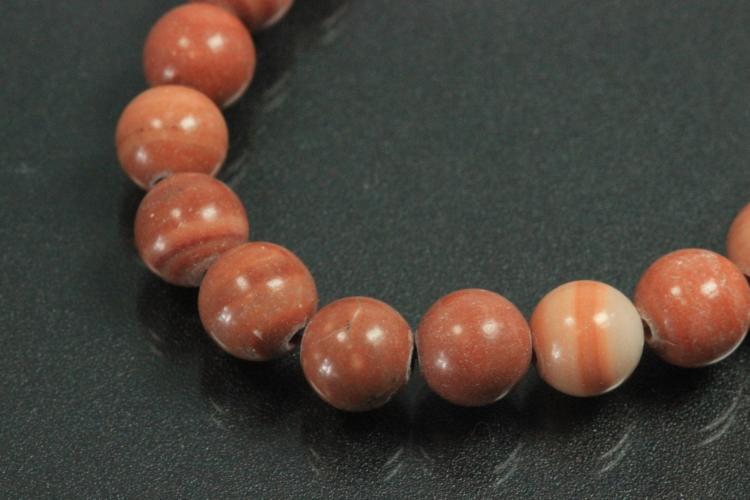 Aragonit spherical gemstone strand, approx. dimensions  8mm, approx. 39,0 - 40,0cm long.