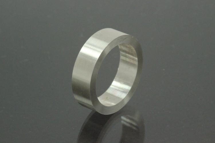 Ring Blanks, 925/- Silver, Width ca. 6mm, Thickness ca. 2,2mm