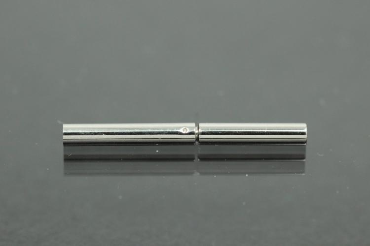 Bayonet clasp stainless steel 1,4301, approx. Sizes 20mm x 2,5mm x 2,5mm Hole I 1,2mm