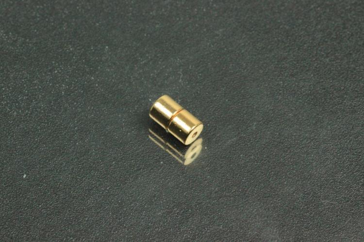 Power magnetic clasp  4mm gold color