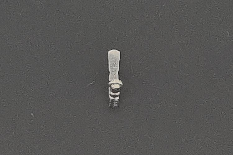 Edelstahl Schloschnapper mit Oese ca.Mae b 0,85mm x Schnappertiefe 6,0mm
