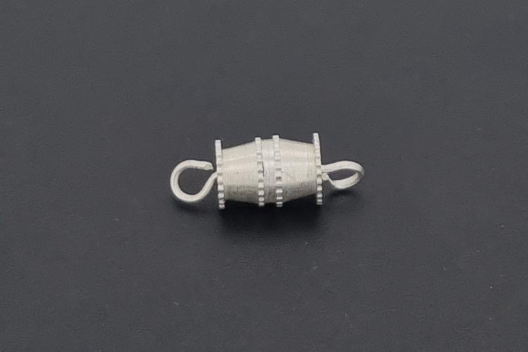 Schraubschliee silberfarben mit se ca.14,4x5,4mm,