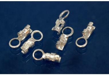 Wire end 0,8mm 925/- Silver, 925/- Silver