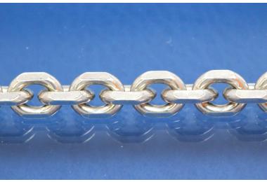 Anchor chain 8-side diamond cut  7,0mm 925/- Silver