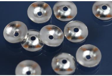 Beads  5mm half cup heavy 925/- Silver