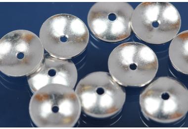 Beads  6mm half cup heavy 925/- Silver