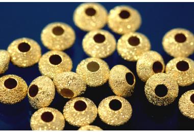 Disk laser cut 4,0mm - I   1,6mm 925/- Silver gold plated