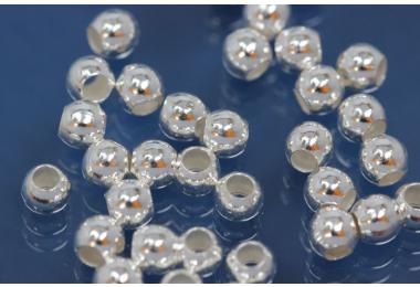 Crimp Beads A  4,0mm 925/- Silver