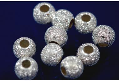 Kugel brillantiert schwere Ausfhrung 5,0mm 925/- Silber