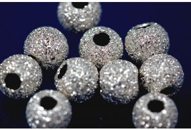 Kugel brillantiert schwere Ausfhrung 6,0mm 925/- Silber