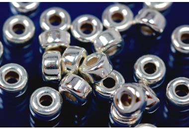 Roundel polished 4,0mm 925/- Silver