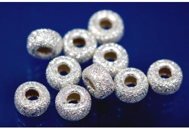 Hohlring brillantiert 5,0mm 925/- Silber