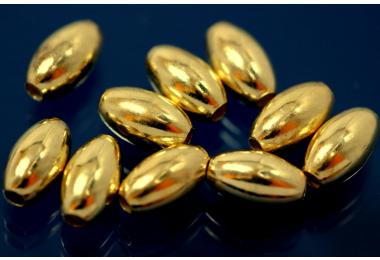 Ellipse poliert �4,0mm 925/- Silber vergoldet