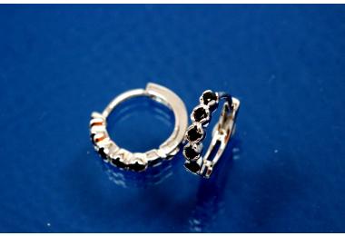 Hoops 925/- Silver approx size A12,6mm, I8,6mm, MS2,0mm, wide 2,0mm