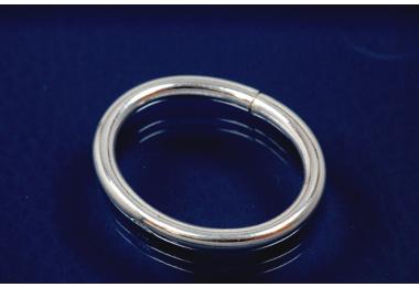 Kettenverkrzer ohne Rollo 925/- Silber poliert Oval ca.27xca.22x2,6mm
