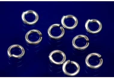 Jump rings round open 4,0mm 925/- Silver