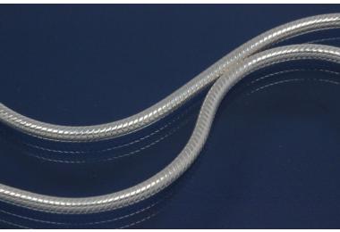 snake chain 925/- silver by meter  2,00 mm