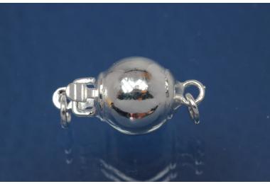 Ball clasp 10mm, 925/- Silver