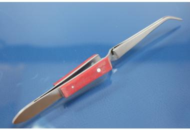 Curved Soldering Tweezers, length 170mm