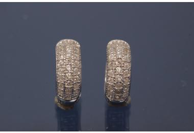 Klappcreolen 925/- Silber rhodiniert ca.A10,3mm, I6,9mm, MS1,7mm, Breite 3,8mm
