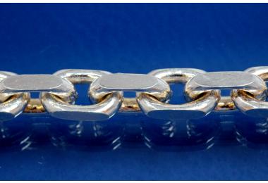 Anker 4-seitig diamantiert 7,5mm, Draht 3mm, 925/- Silber