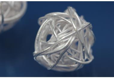 Wire ball ca. 10mm, 925/- Silver