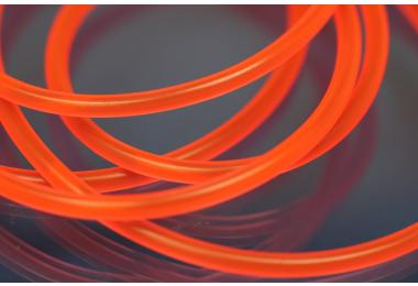 PVC-Rubber cord by meter 3mm lightning red
