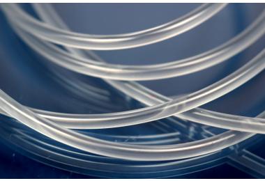 PVC-Rubber cord by meter 3mm lightning blue