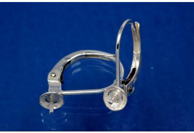 Brisur mit Perlschale 4mm 925/ Silber