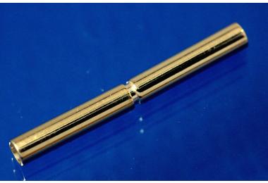 Bajonettverschluss 925/- Silber vergoldet A2,0 x I1,7  L 22,5mm