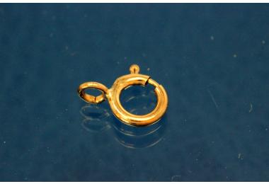 Spring ring 5,0mm 333/- Gold