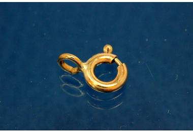 Federring 5,0mm 333/- Gelbgold, schwere Ausfhrung