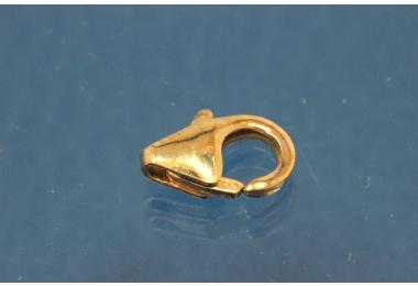 Trigger clasp without loop 10mm 333/- Gold