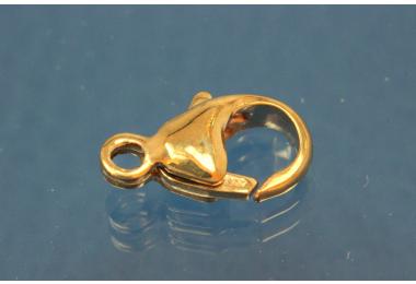 Trigger clasp 12,0mm 333/- Gold