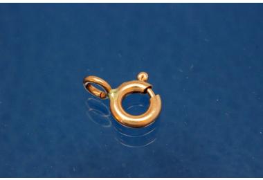 Spring ring  5,0mm 585/- Red Gold