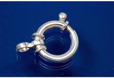Spring ring  15mm with 1 rollo 925/- Silver