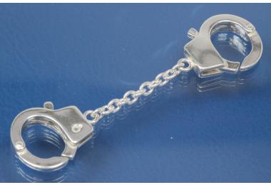 Hand-Cuffs Clasp 925/- Silver, large