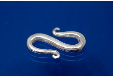 S-hook-clasp 925/- Silver 13,5x7,5mm