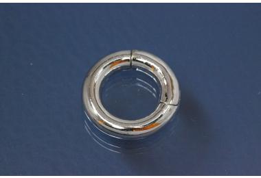 Chain shortener round 16mm 925/- Silver rhodium plated