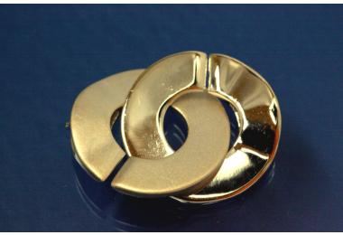 Ring-Ring-Verschluss 16mm 925/- Silber vergoldet