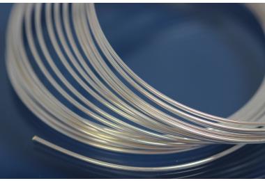 925/- Silver round  wire smooth  0,40mm