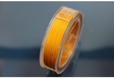 Bead Cord 65m on 8g spool, Color amber, Size S6 =  0,35mm