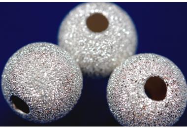 Kugeln schwer brillantiert 925/- Silber �10mm