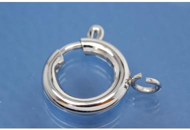 Spring Ring 15mm, with open loop, Stainless Steel