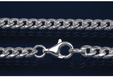 curb chain 925/- silver 45cm long approx..4,4mm polished