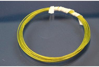 2m ring jewelry wire  0,45mm, jadegreen, 7 strands