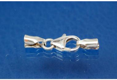 2 mm combi clasp 925/- Silver