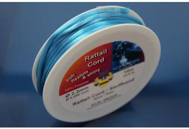 10m spool Rattail Cord ca. 2,2mm, blue